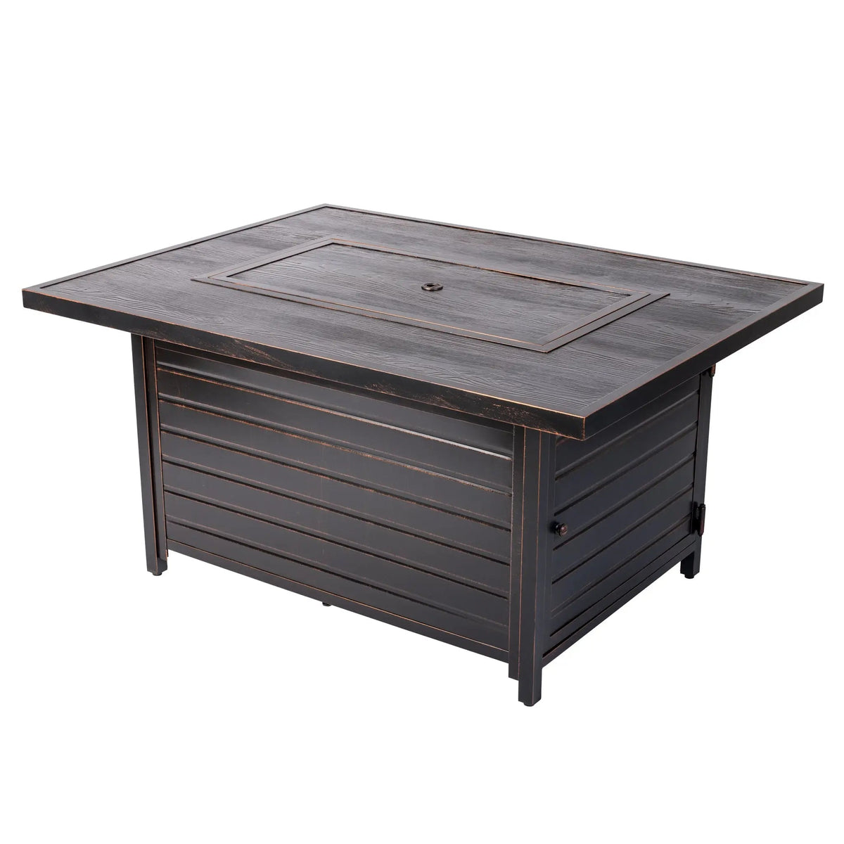 Sawyer 48" Rectangular Aluminum Convertible Gas Fire Pit Table